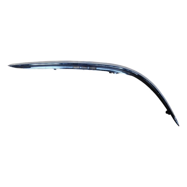 Bumper Molding Front Passenger Side Toyota Highlander 2021-2023 Gloss Black , To1039260