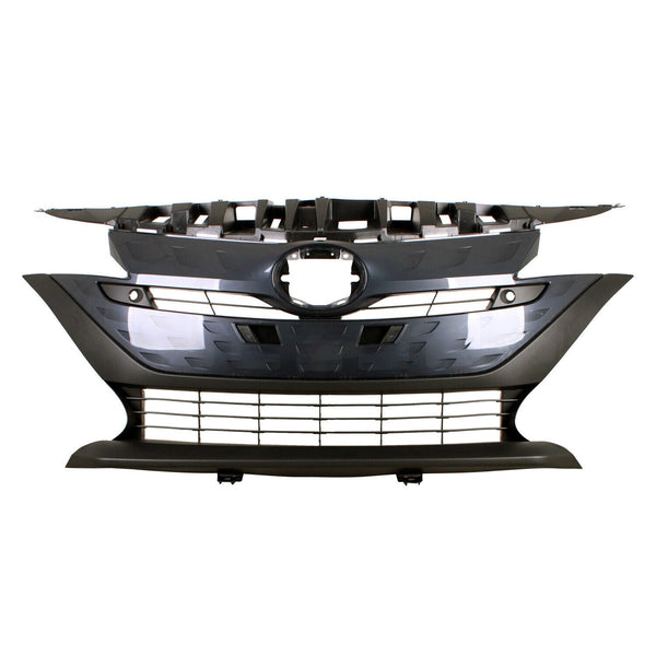 Grille Front Toyota Prius Prime 2017-2020 Dark Gray Molding With Sensor , To1200435