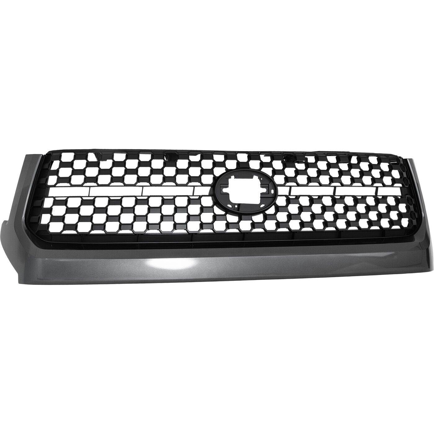 Calandre avant grise avec centre en nid d'abeille noir mat pour Toyota Tundra 2018-2020 (modèles SR), référence TO1200451 - Hunt Parts