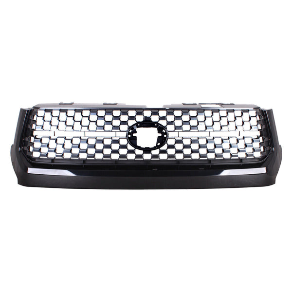 Grille Front Toyota Tundra 2018-2021 Ptm With Black Honey Comb Center , To1200454