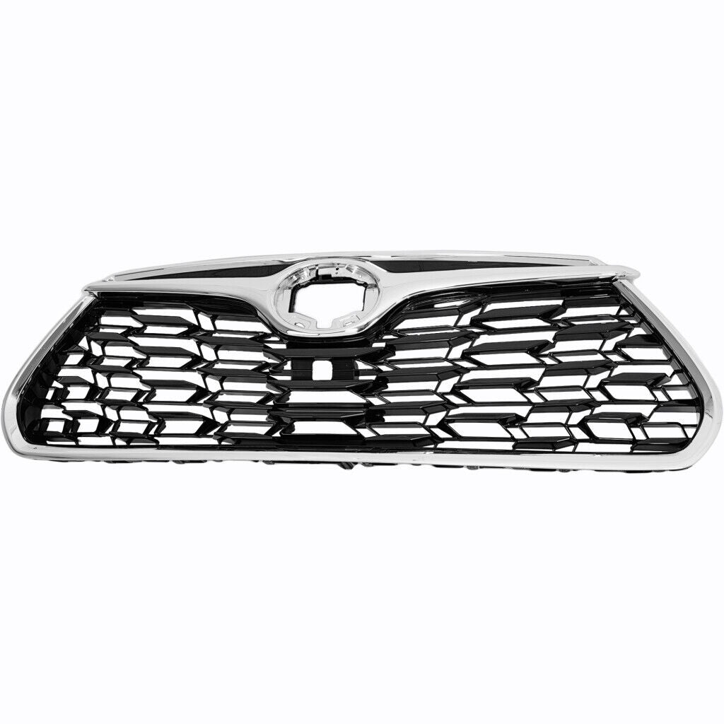 Calandre avant noire apprêtée pour Toyota Highlander 2020-2025, TO1200457