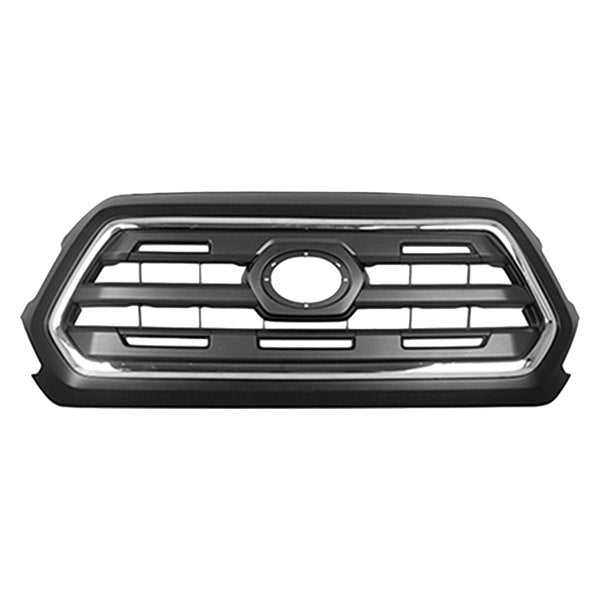Calandre avant Toyota Tacoma 2018-2019 PTM avec centre entièrement noir, modèle SR, TO1200468 - Hunt Parts