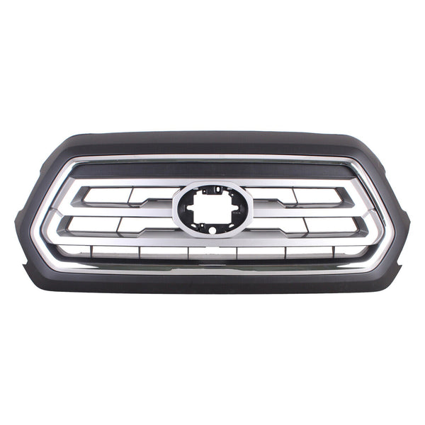 Grille Front Toyota Tacoma 2020-2023 Ptm With Silver Center/Chrome Outer Molding For Ltd Models , To1200470