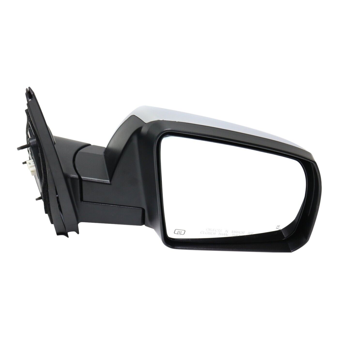 Rétroviseur extérieur côté passager pour Toyota Tundra 2014-2021, électrique, chromé et chauffant, avec fonction d'angle mort (modèles limités), TO1321305 - Hunt Parts