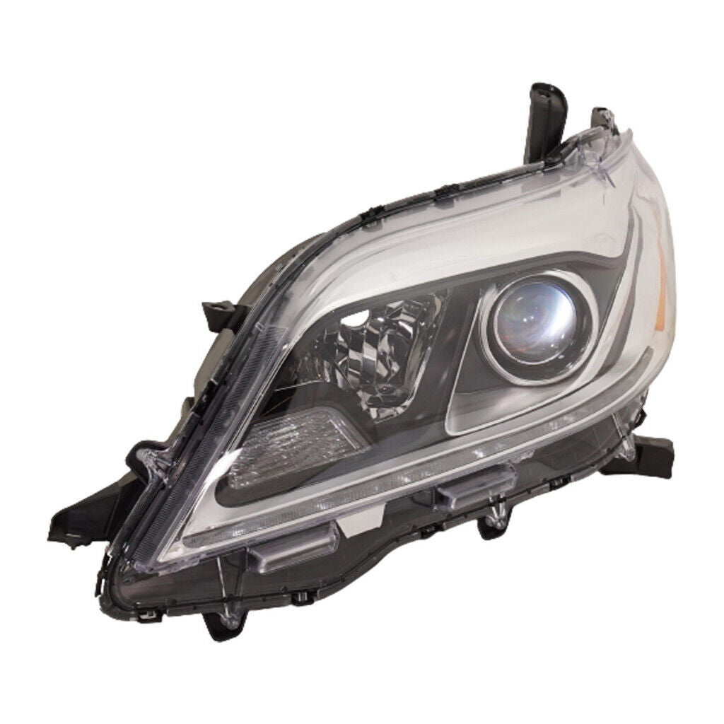 Phare avant côté conducteur Toyota Sienna 2015-2020, enjoliveur chromé, référence TO2518154C - Hunt Parts