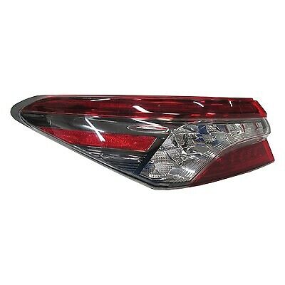 Feu arrière côté conducteur pour Toyota Camry 2018-2021 (fabrication USA), finition fumée, référence TO2804137 - Hunt Parts