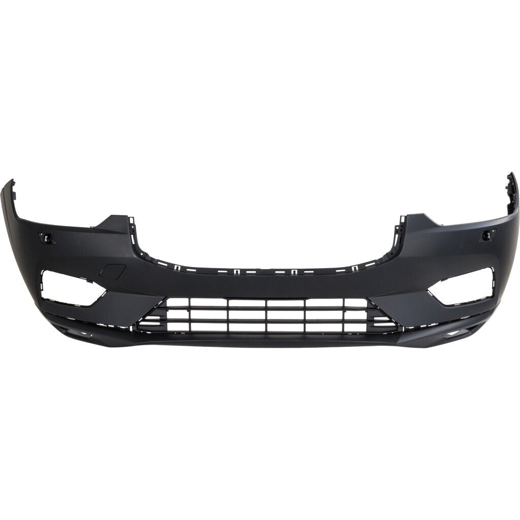 Pare-chocs avant Volvo XC60 2018-2021 avec calandre, crochet de remorquage et lave-phares, sans capteur d'aide au stationnement, finition R-Design, référence VO1000230 - Hunt Parts