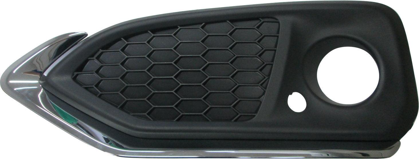 Enjoliveur de feu antibrouillard avant côté conducteur pour Acura RDX 2016-2018, noir avec moulure chromée, AC1038113