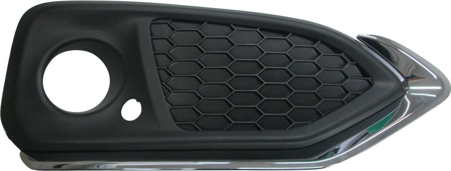 Enjoliveur de feu antibrouillard avant côté passager pour Acura RDX 2016-2018, noir avec moulure chromée, AC1039113