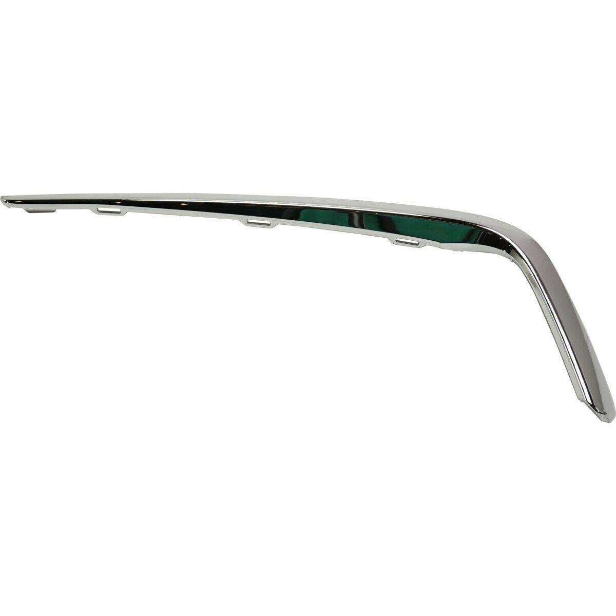 Moulure de pare-chocs avant côté conducteur pour Acura MDX 2017-2020, finition chromée (sauf modèle A-Spec 2019-2020), AC1046102