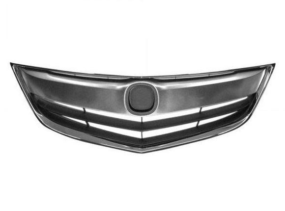 2013-2015 Acura Ilx Hybrid Grille With Moulding Chrome/Black