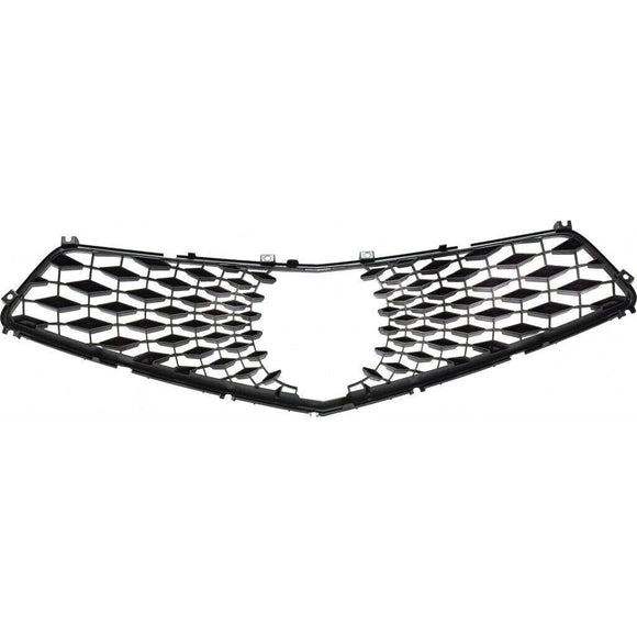 2018-2020 Acura Tlx Grille Primed Black Mesh Style For A-Spec Model