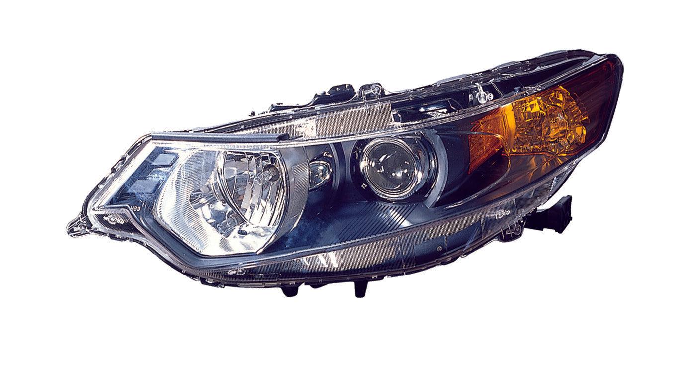 Phare avant côté conducteur Acura TSX 2009-2014 avec ampoule HID haute qualité, AC2502118
