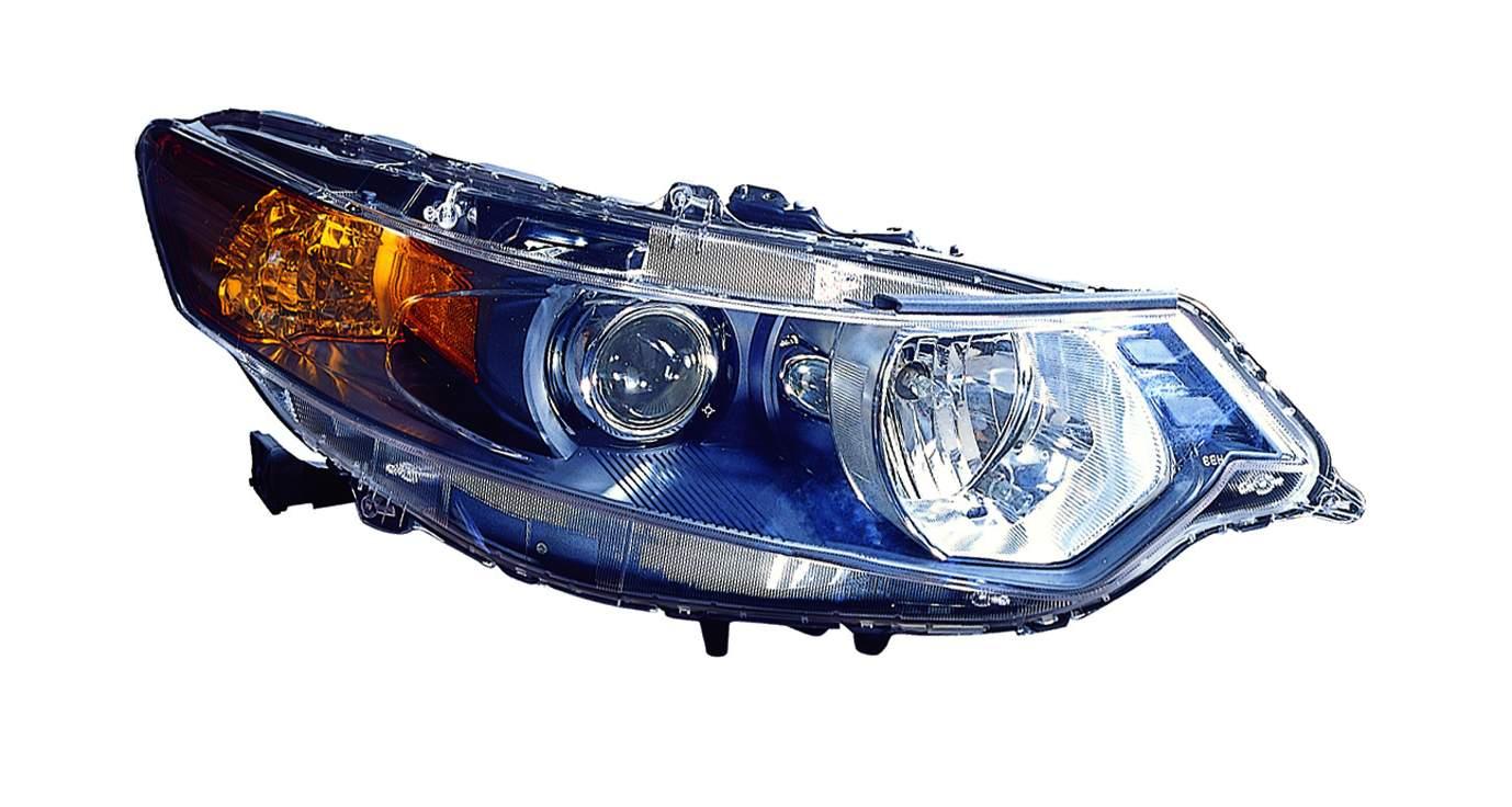 Phare avant côté passager Acura TSX 2009-2014 avec ampoule HID haute qualité, AC2503118