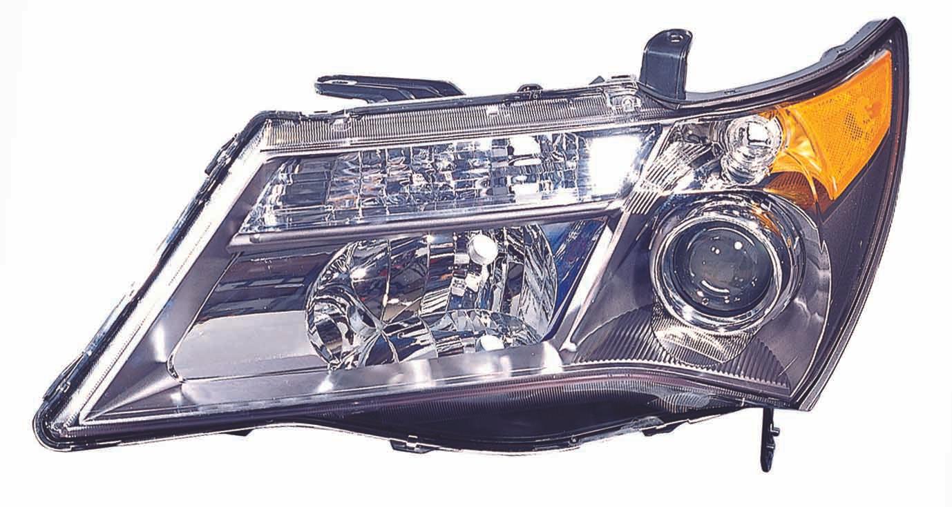 Phare avant gauche (côté conducteur) pour Acura MDX Sport (modèles 2007-2009) avec éclairage adaptatif, qualité économique, AC2518110U