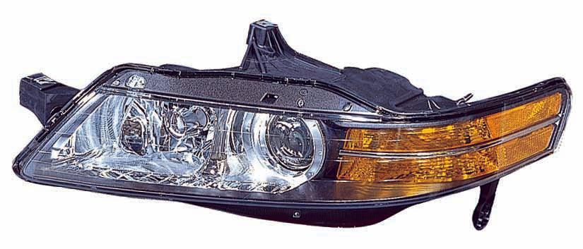 Phare avant côté conducteur Acura TL 2004-2005 avec ampoule HID de type canadien de haute qualité, AC2518114