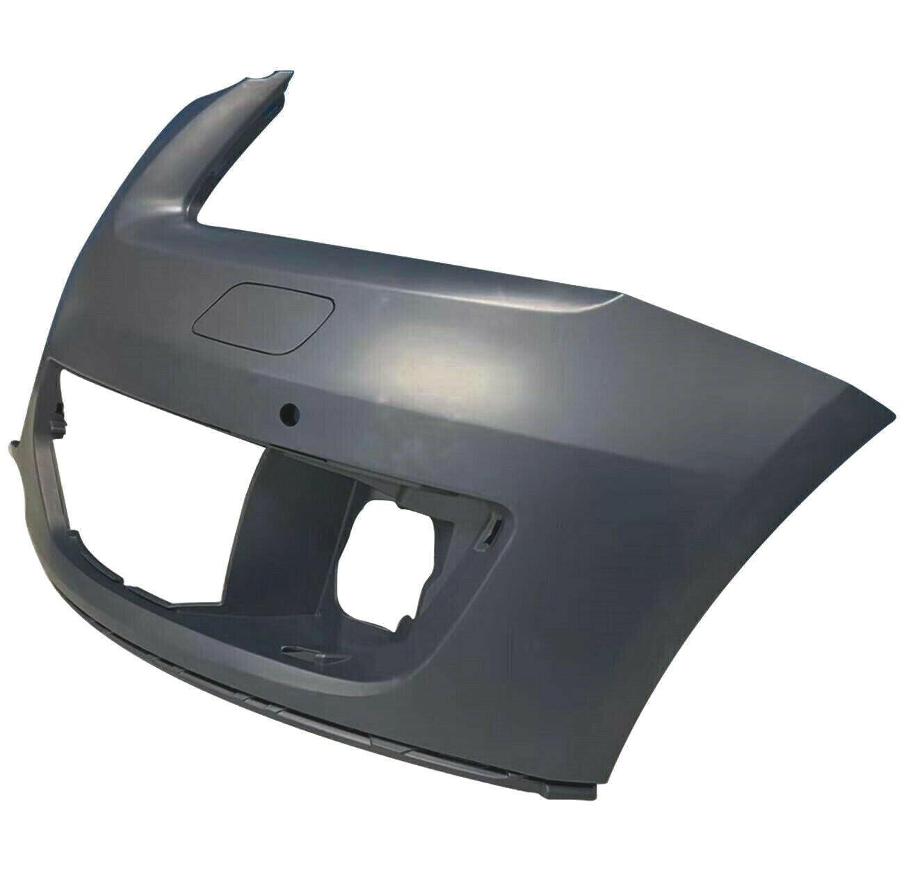 Pare-chocs avant côté conducteur Audi Q5 2009-2012 sans trou pour capteur, apprêté noir, sans pack S-Line, AU1016100
