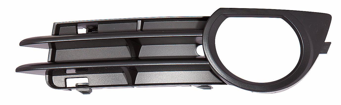 Calandre inférieure côté conducteur Audi A3 2006-2008 avec emplacement pour feu antibrouillard, noir mat, sans version Sport, AU1038103