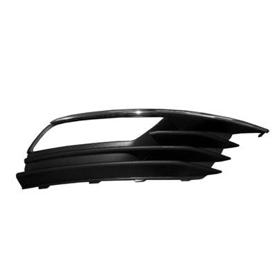 Enjoliveur de feu antibrouillard avant droit pour Audi A3 2015-2016 (sans finition S Line), berline/cabriolet, noir, AU1039129