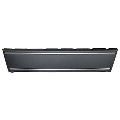 2009-2012 Audi A4 License Plate Moulding Front (Matte-Platinum Gray) With S-Line