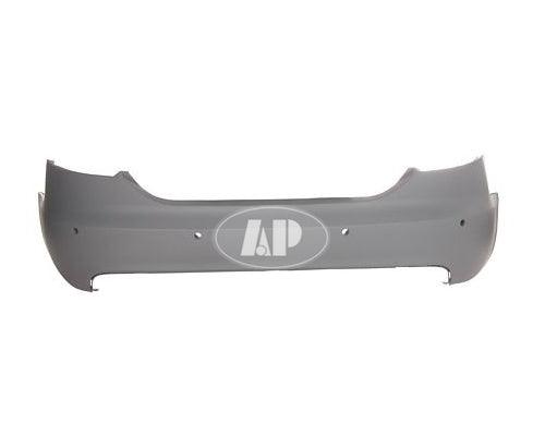 2007-2008 Audi S6 Bumper Rear With Sensor Hole Primed Dark-Gry