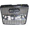 2005-2008 Audi A6 Grille Silver Black With Out Sensor