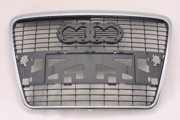 Calandre Audi A6 2005-2008 argent et noir sans capteur, AU1200111