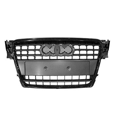 Calandre Audi A4 2009-2012 noire avec cadre noir, AU1200117