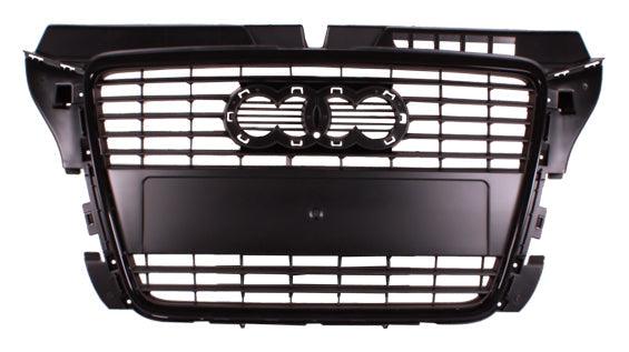 Calandre peinte en noir pour Audi A3 2009-2013, AU1200119