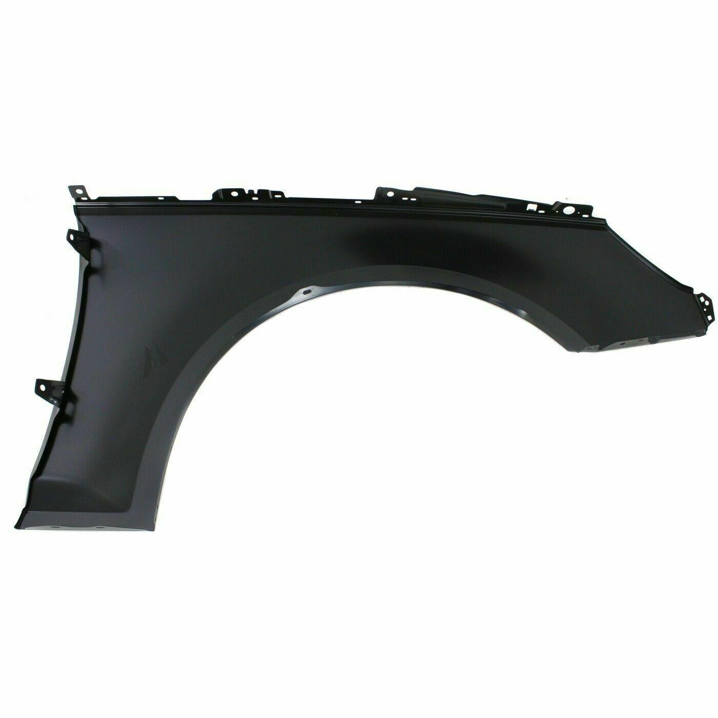Aile avant gauche (côté conducteur) Audi A4 Quattro 2017-2019 en acier, sans emplacement pour clignotant latéral, berline, AU1240137C