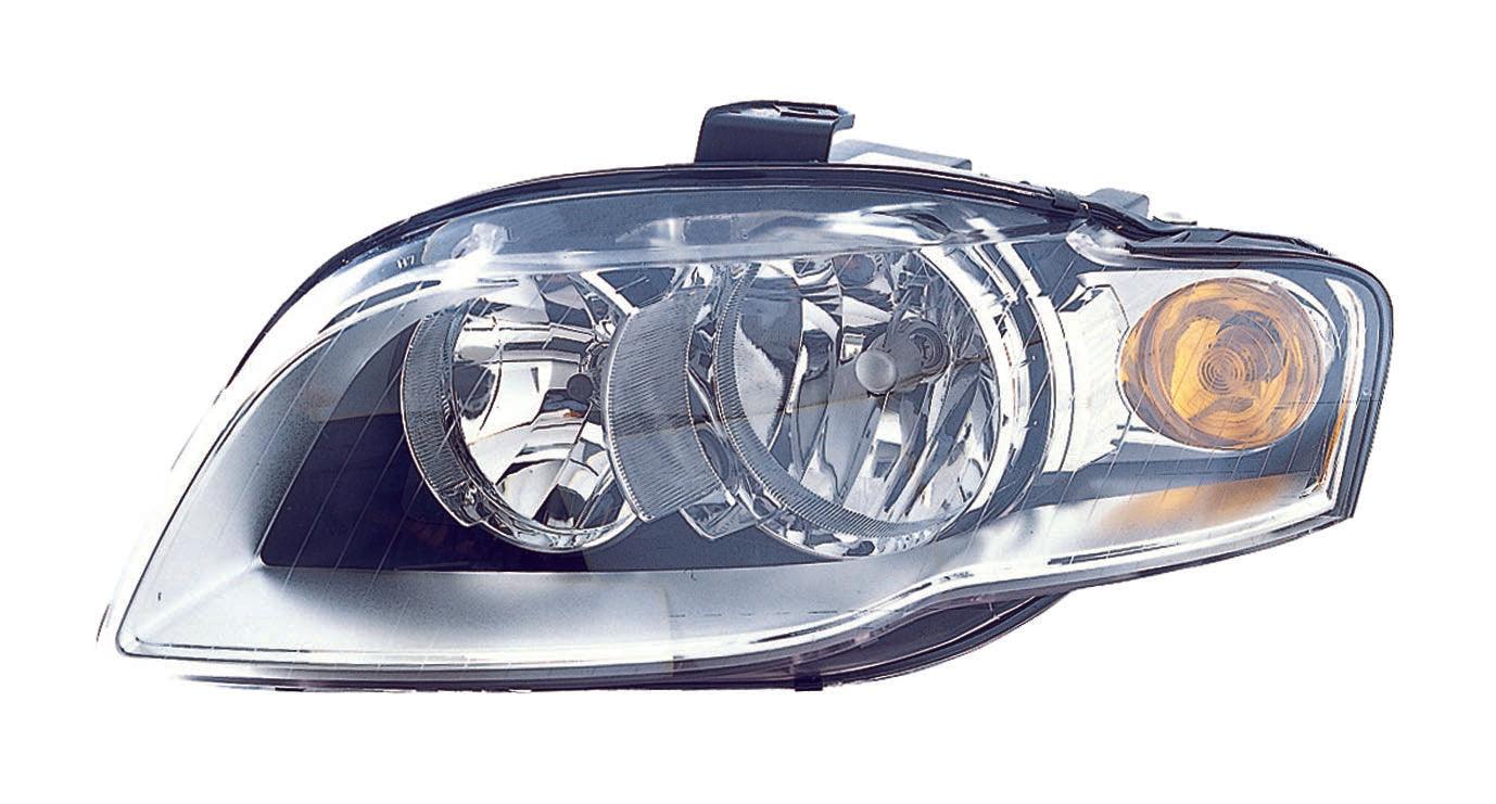 Phare avant gauche (côté conducteur) pour Audi A4 Cabriolet (2007-2009), halogène haute qualité, AU2502128