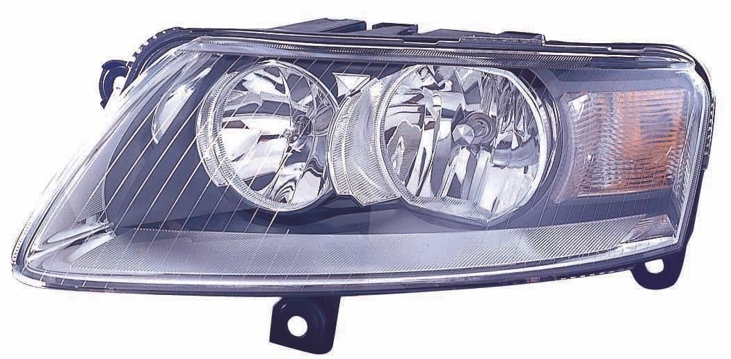 Phare avant gauche (côté conducteur) pour Audi A6 2005-2008, halogène, berline, 45085, haute qualité, AU2502131