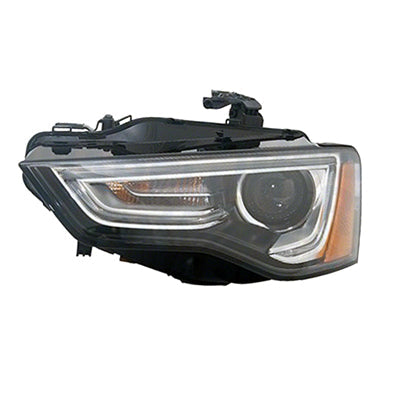 Phare avant gauche (côté conducteur) Audi A5 2013-2017 HID sans capuchon incurvé, AU2502181C - Hunt Parts
