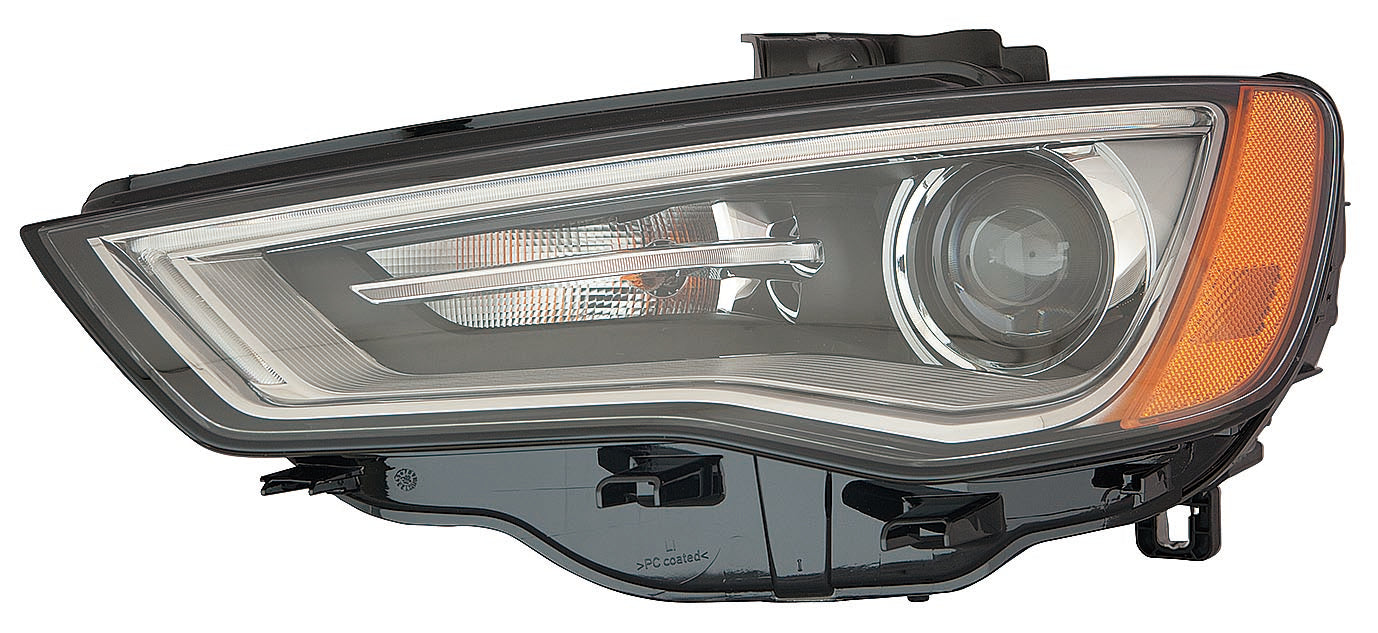 Phare avant gauche (côté conducteur) Audi A3 2015-2016 xénon sans éclairage adaptatif, référence Au2502191C - Hunt Parts