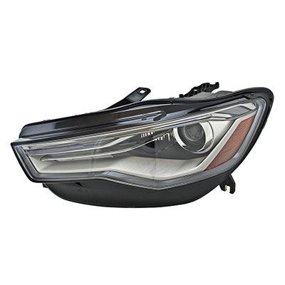 Phare avant gauche (côté conducteur) Audi A6 2016-2018 Bi-Xénon avec correcteur d'assiette automatique, haute qualité, AU2502195