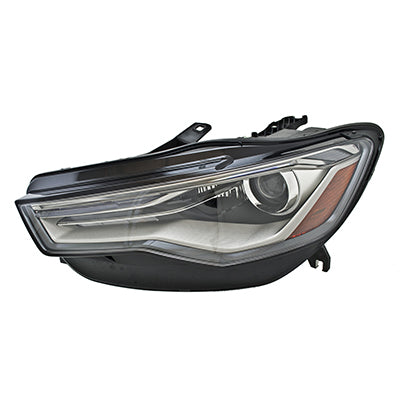 Phare avant gauche (côté conducteur) Audi A6 2016-2018 bi-xénon avec correcteur d'assiette automatique, Au2502195C - Hunt Parts