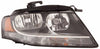 Head Lamp Passenger Side Audi A4 2009-2012 Halogen Sedan /Wgn Capa , Au2503149C