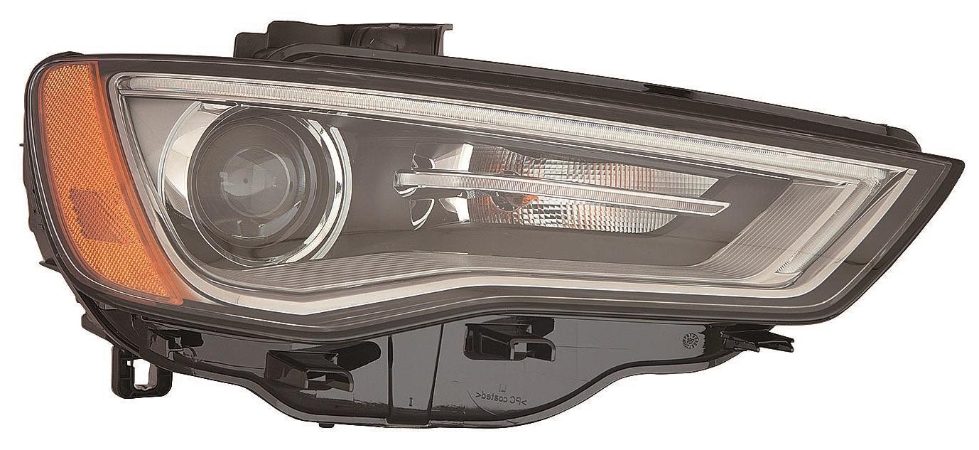 Phare avant côté passager Audi S3 2015-2016 Xénon sans éclairage adaptatif, haute qualité, AU2503191