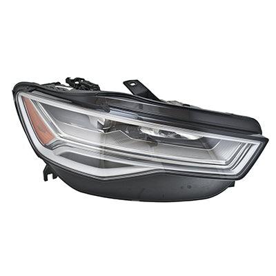 Phare avant côté passager Audi A6 2016-2018 LED haute qualité, AU2503196