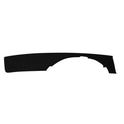 Enjoliveur de feu antibrouillard avant supérieur côté conducteur pour Audi A4 2005-2008 sans pack sport, noir mat, AU2600101