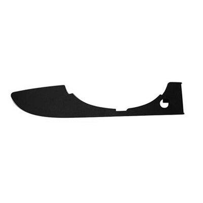 Enjoliveur inférieur de feu antibrouillard avant côté conducteur pour Audi S4 Cabriolet 2007-2009 sans pack sport, noir mat, AU2600102