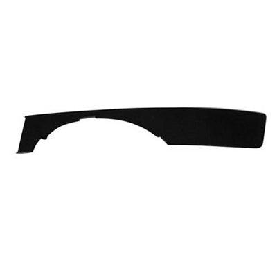 Enjoliveur de feu antibrouillard avant supérieur côté passager pour Audi A4 Cabriolet 2007-2009 sans pack sport, noir mat, AU2601101