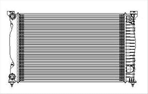2002-2008 Audi A4 Radiator (2823) 4Cyl 2.0L