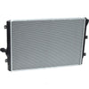2009-2013 Volkswagen Jetta Wagon Radiator (2822) 2.0L Gas/ Diesel Turbo With Inlet And Outlet On Opposite Tanks 