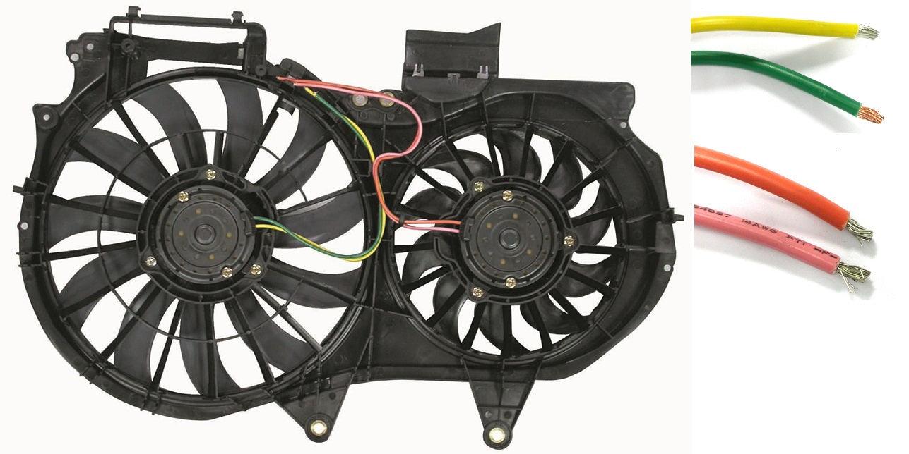 Ensemble ventilateur de radiateur pour Audi A4 2002-2008 1.8/2.0L, AU3115107