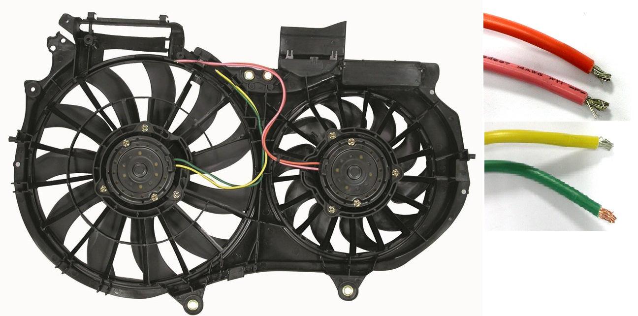 Ensemble ventilateur de radiateur pour Audi A4 2002-2005, 3.0L, AU3115108