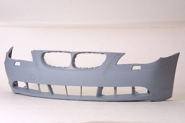 2004-2007 Bmw 5 Series Bumper Front Primed Gray With Out M Pkg With Out Sensor Hole