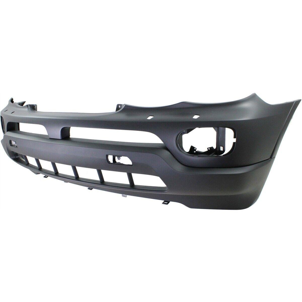 Pare-chocs avant BMW X5 2004-2006 sans trou pour capteur, avec trou pour lave-phares, apprêté, 3.0L/4.4L, BM1000165