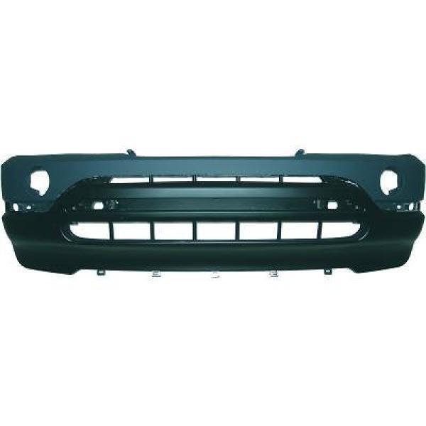 2004-2006 Bmw X5 Bumper Front With Sensor Hole With Out H/Lp Wash Hole Primed 3.0L/4.4L