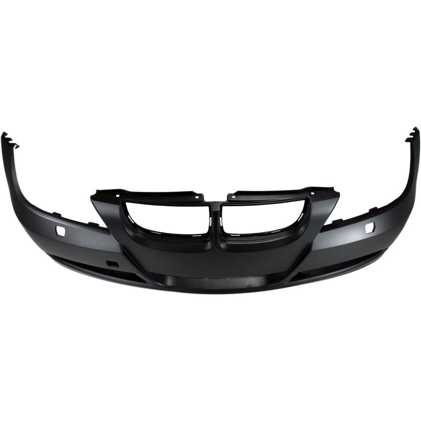 Pare-chocs avant BMW Série 3 Berline 2006-2008 sans trou pour capteur, avec trou pour lave-phares, apprêté, BM1000179C